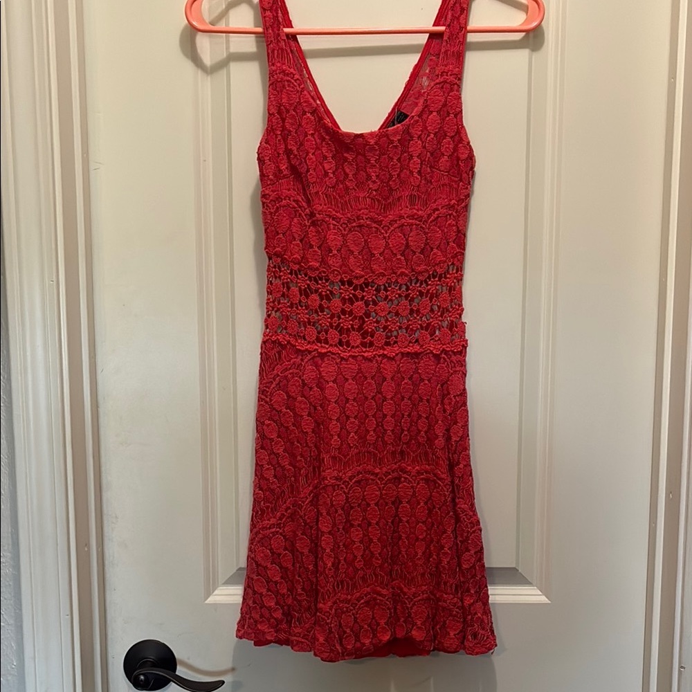 Trixxi size 1 coral Lace Dress